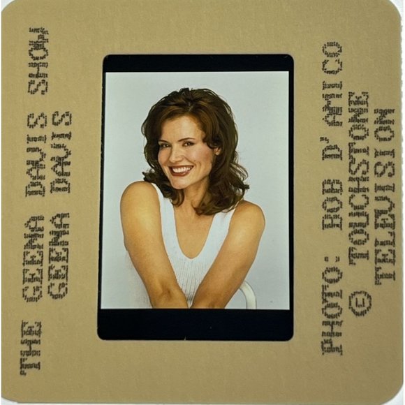 The Geena Davis TV Show Original 35MM Press Kit Slide - Picture 1 of 4